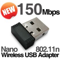 Illustration depicting Dynamode 150Mbps Nano Wireless N USB Adapter WiFi Dongle 802.11n WL-700N-RXS