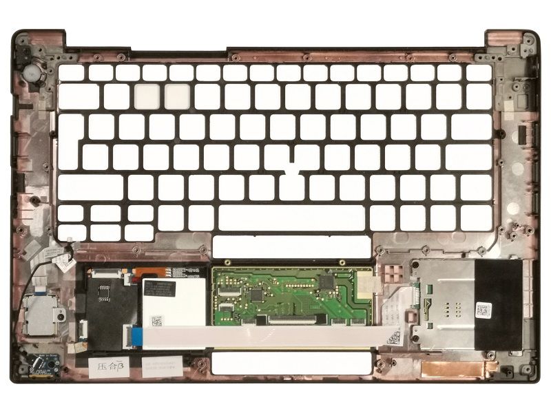 Dell Latitude 7490 Palmrest Touchpad Fingerprint Smart Card NFC