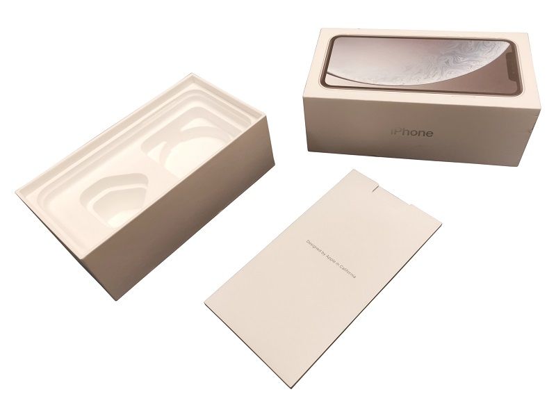 White apple box store