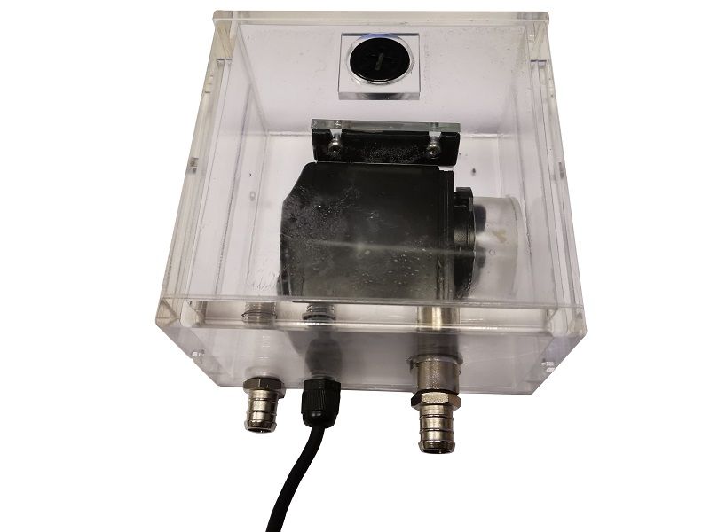 PC Water Cooling Pump and Reservoir Combo Dual Optical Bay Clear...