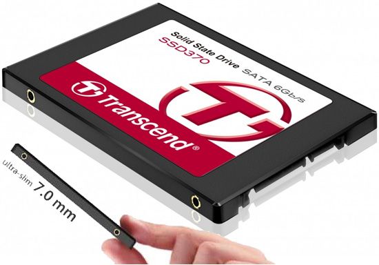 256GB SATA III 6Gb/s Transcend SSD370 7mm SSD Solid