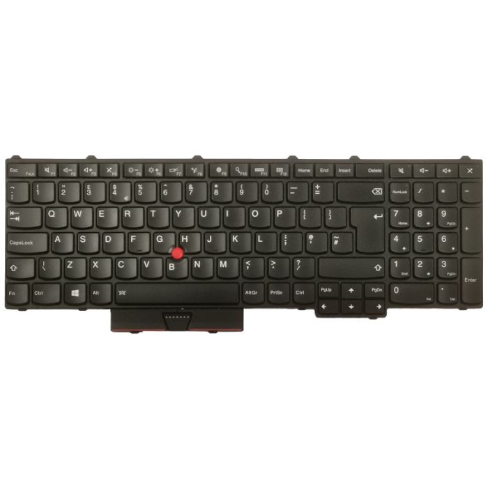 Lenovo ThinkPad P50 ISO UK English Layout QWERTY Backlit Keyboard 00PA317