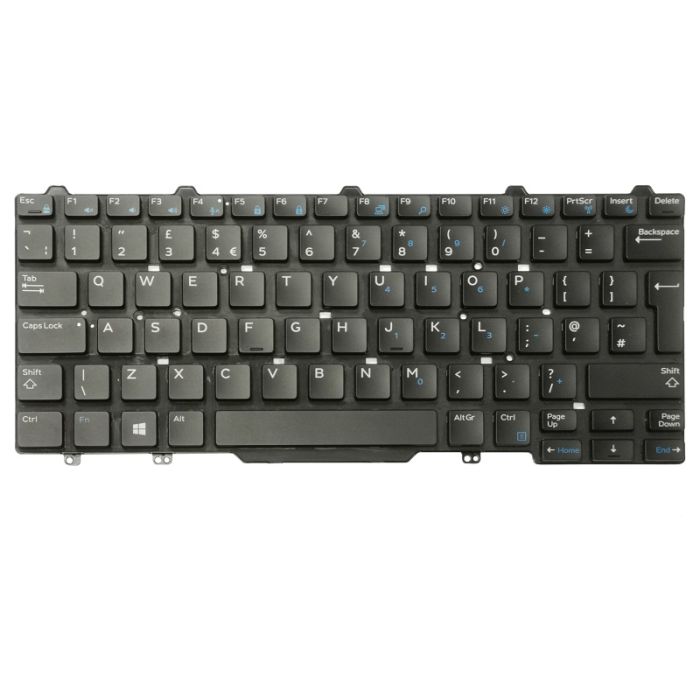 Dell Latitude E5470 ISO UK Layout QWERTY Keyboard 010M30 PK1313D4A12