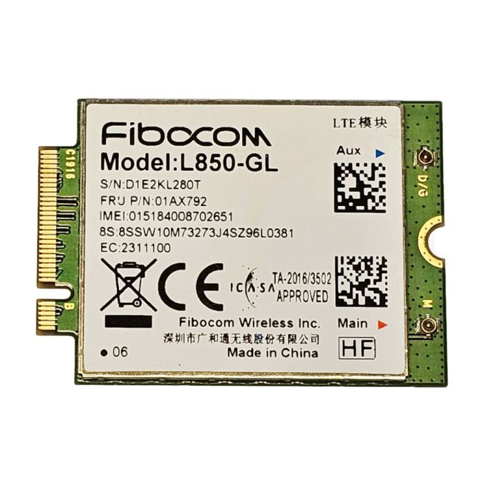 Fibocom L850-GL Wireless WWAN 4G LTE Mobile Card 01AX792