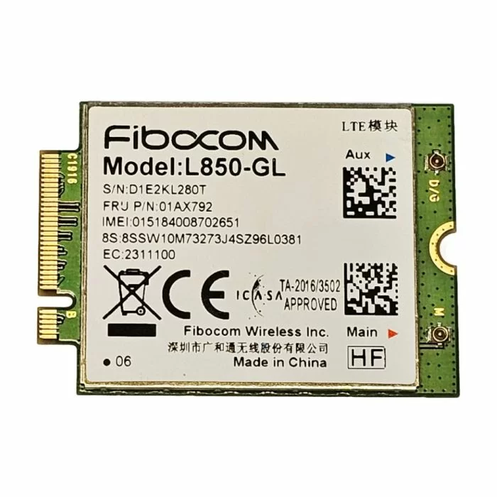 Fibocom L850-GL Wireless WWAN 4G LTE Mobile Card 01AX792