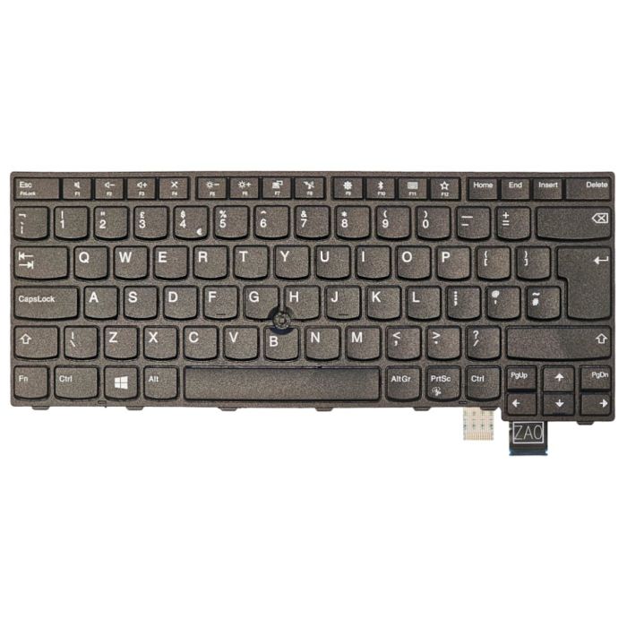 Lenovo ThinkPad 01EN670 UK QWERTY Keyboard front view