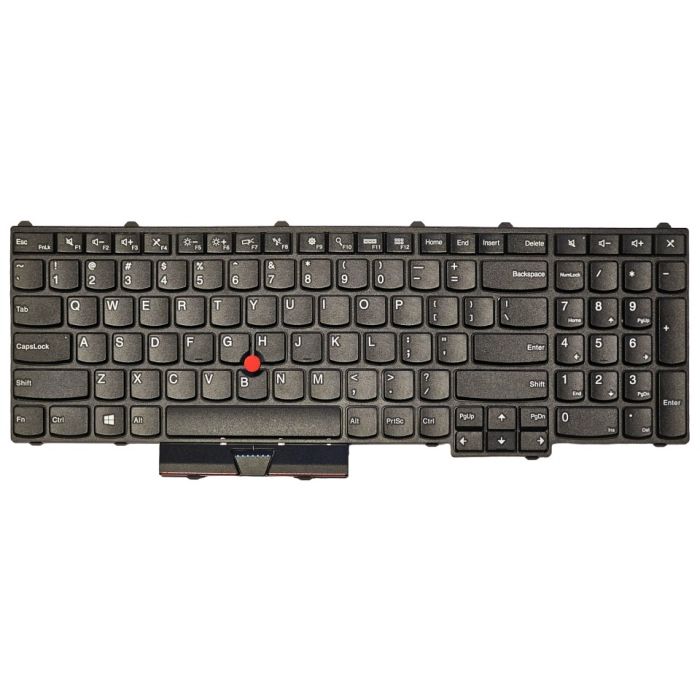Lenovo ThinkPad P50 P51 P70 P71 US Layout Laptop Keyboard 01HW200 SN20M15446 Front View