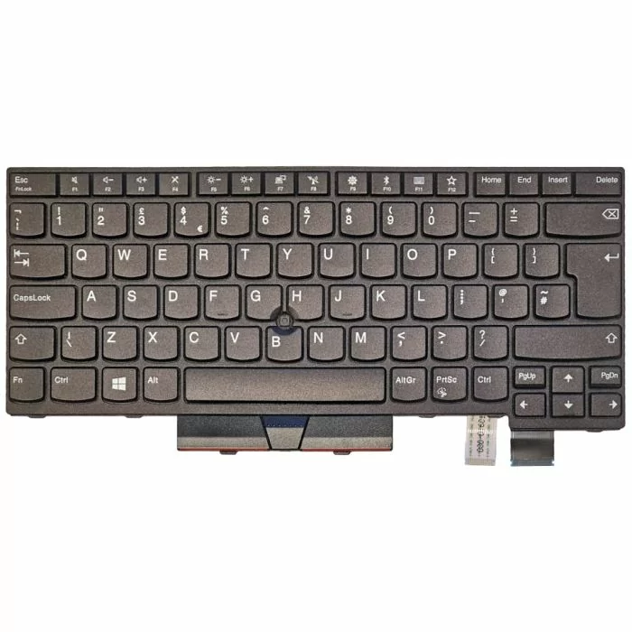 Lenovo ThinkPad T470 T480 Keyboard 01HX302 UK Layout front view
