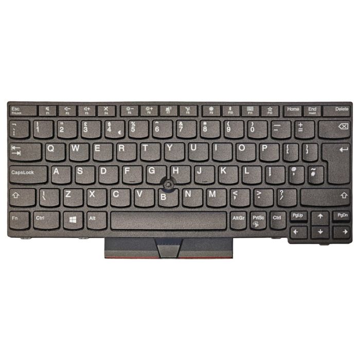 Lenovo ThinkPad X280 ISO UK Layout Keyboard 01YP028 front view
