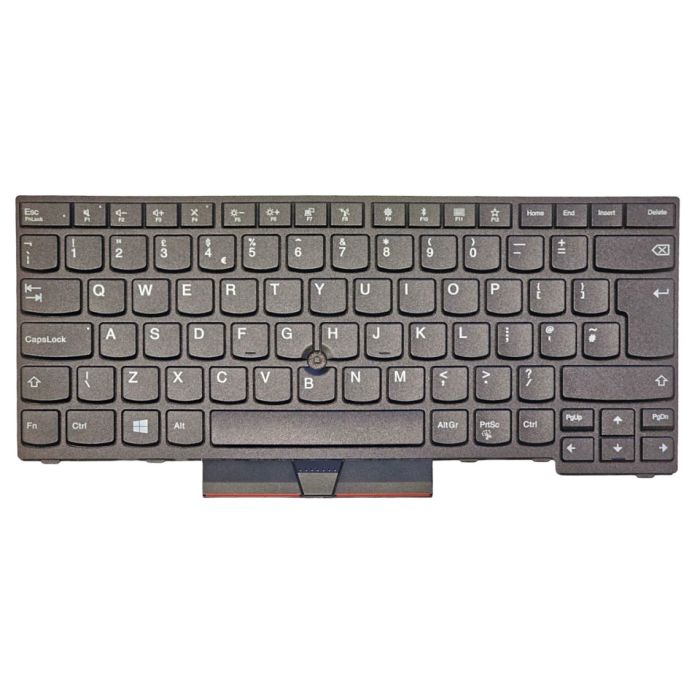 Lenovo ThinkPad T490 T14 L390 E490 UK QWERTY Keyboard 01YP548 front view
