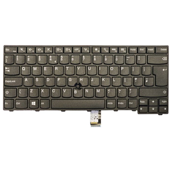 Lenovo ThinkPad 00HW905 ISO UK QWERTY Keyboard front view
