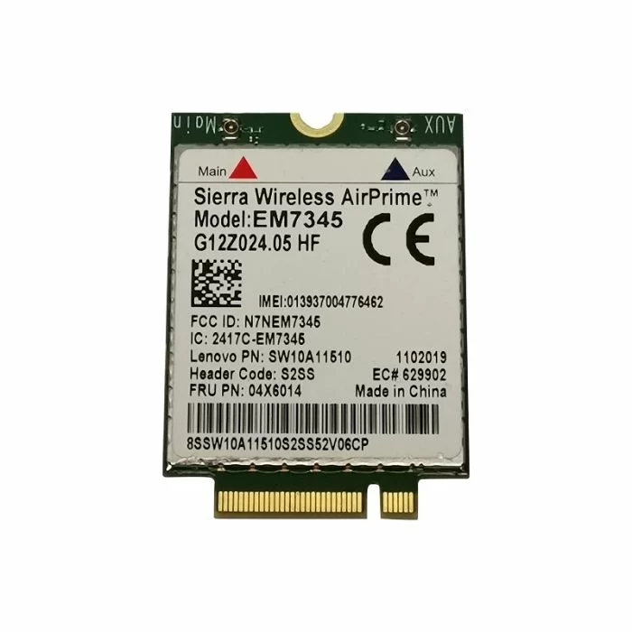 Sierra Wireless AirPrime EM7345 WWAN 4G LTE Mobile Card Lenovo 04X6014