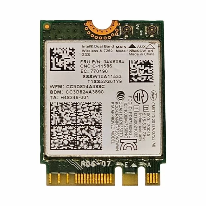 Intel 7260NGW Dual Band Wireless-N WiFi NGFF M2 Card 04X6084