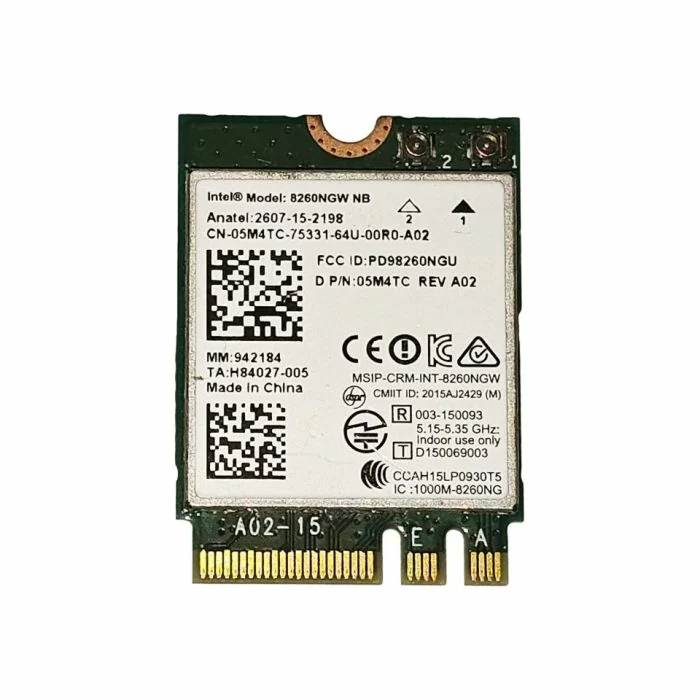Intel 8260NGW WiFi NGFF M2 Card 05M4TC