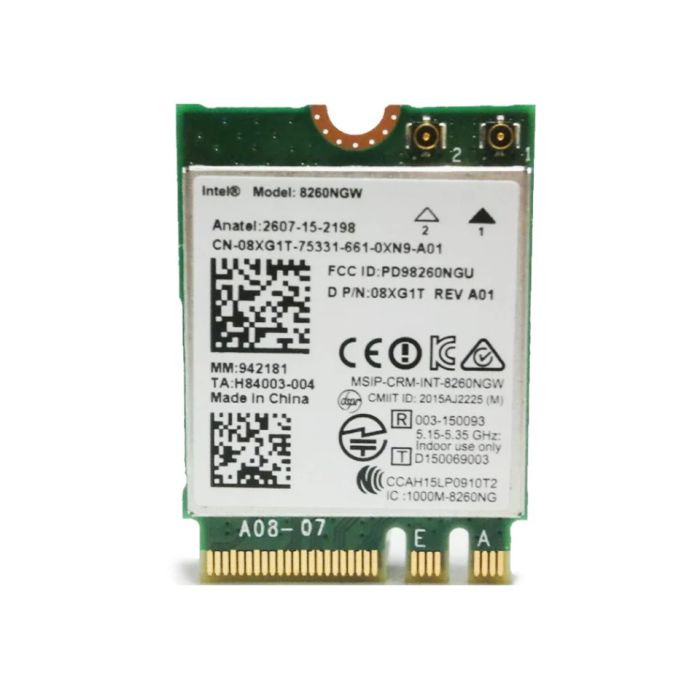 Intel 8260NGW WiFi Card 08XG1T