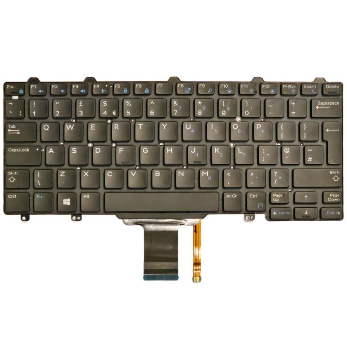 Dell Latitude E7250 UK ISO Keyboard 0D2C6M PK1313O3B12