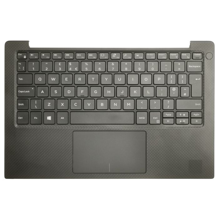 Dell XPS 13 9370 Palmrest Touchpad Keyboard Assembly (Cracked Enter Key) 0FNCV1
