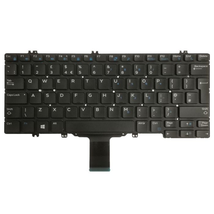 Dell Latitude 5280 ISO UK English Layout QWERTY Keyboard 0M8XWK PK131S51A15