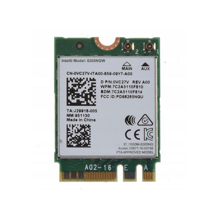 Intel 8265NGW WiFi Card 0VC27V