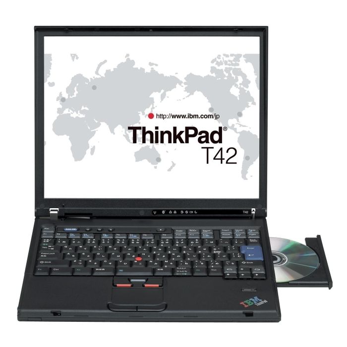 IBM ThinkPad T42 14.1" Pentium M 1.7GHz 512MB 40GB DVD WiFi Windows XP Professional