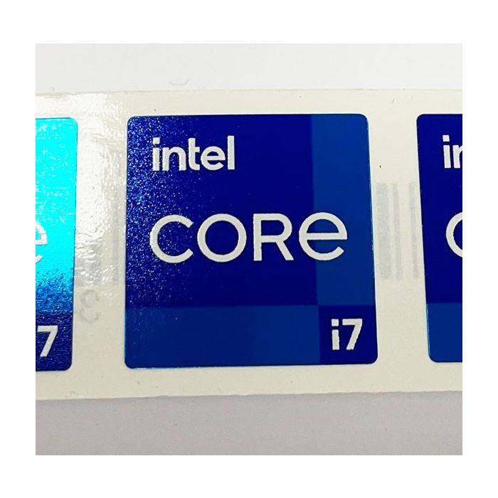 Genuine Intel Core i7 Inside Case Badge Sticker (11th Generation) 18mm x 18mm