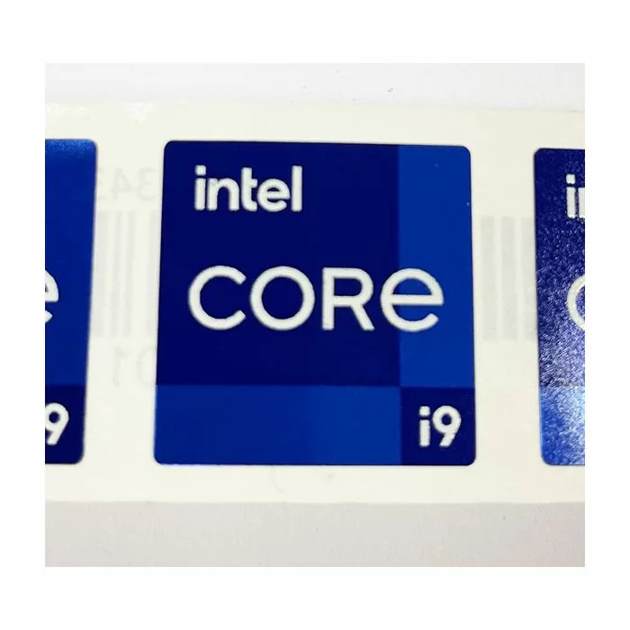 Genuine Intel Core i9 Inside Case Badge Sticker (11th Generation) 18mm x 18mm