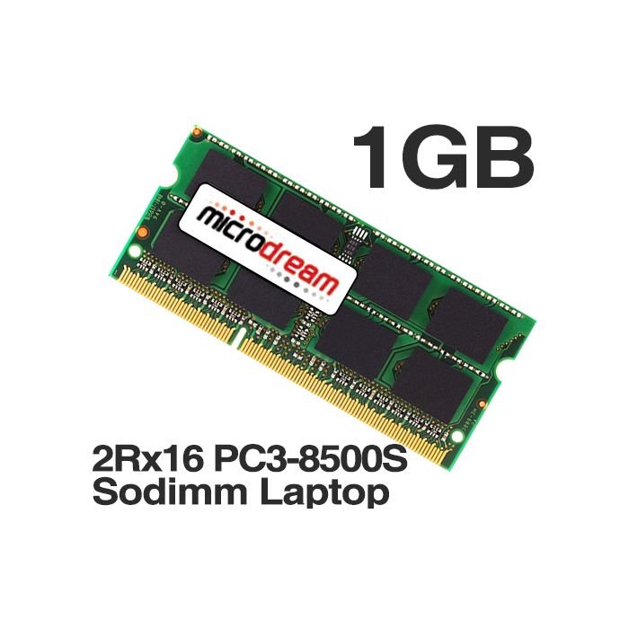 1GB 2Rx16 PC3-8500S 1066MHz 204Pin DDR3 Sodimm Laptop Memory RAM
