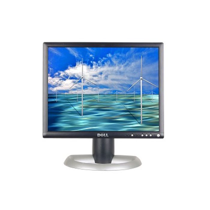 20.1" Dell UltraSharp 2001FP DVI Rotating LCD Monitor Black Silver with USB Hub