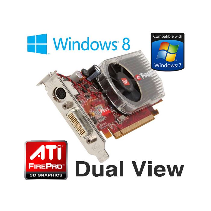 ATi FireMV 2250 256MB PCI-Express DMS-59 Dual Display Low Profile Graphics Card