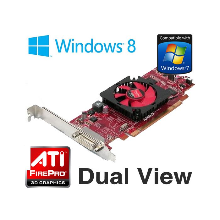 AMD FirePro 2270 512MB PCI-Express DMS-59 Dual Display Graphics Card JCPR7