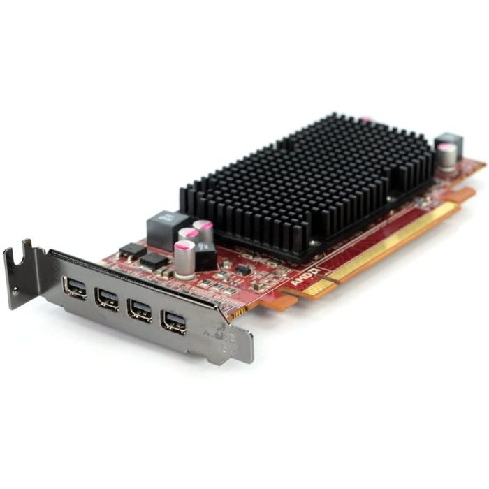 AMD FirePro 2460 512MB PCI-e 4x mini-DP Quad Display Low Profile Graphics Card