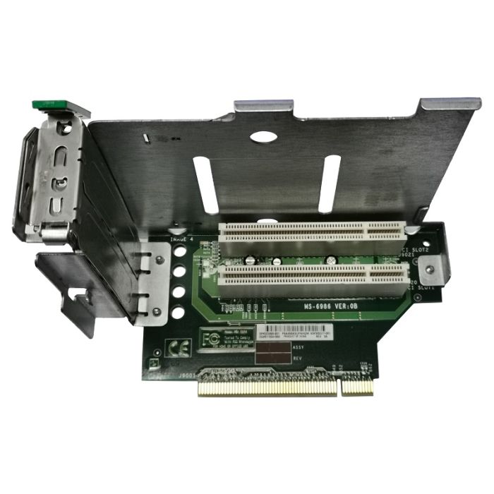 HP Compaq Desktop PC PCI Card Riser Board and Metal Bracket 323090-001