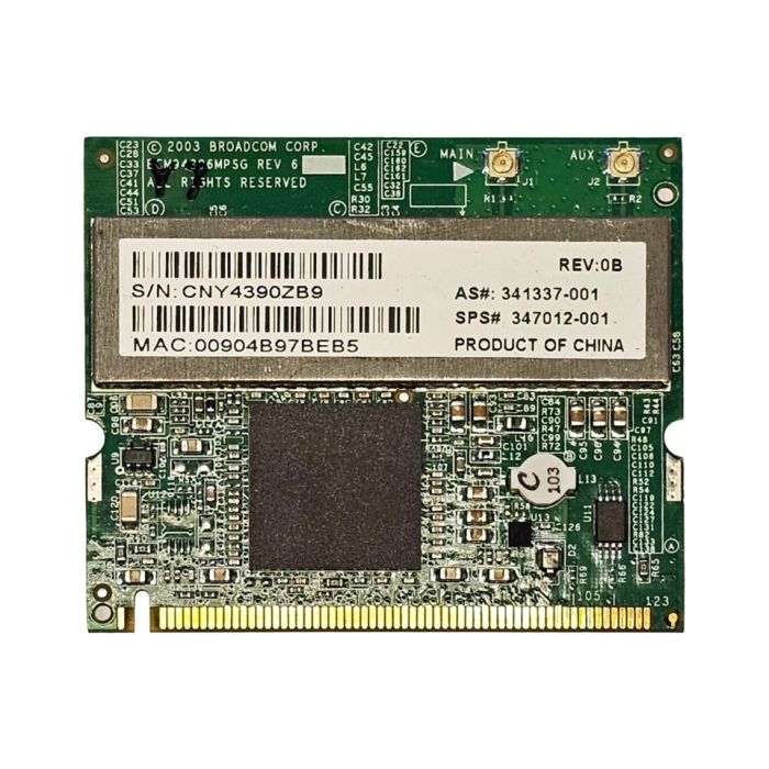 HP Compaq nx9105 WiFi Wireless Card 347012-001 341337-001