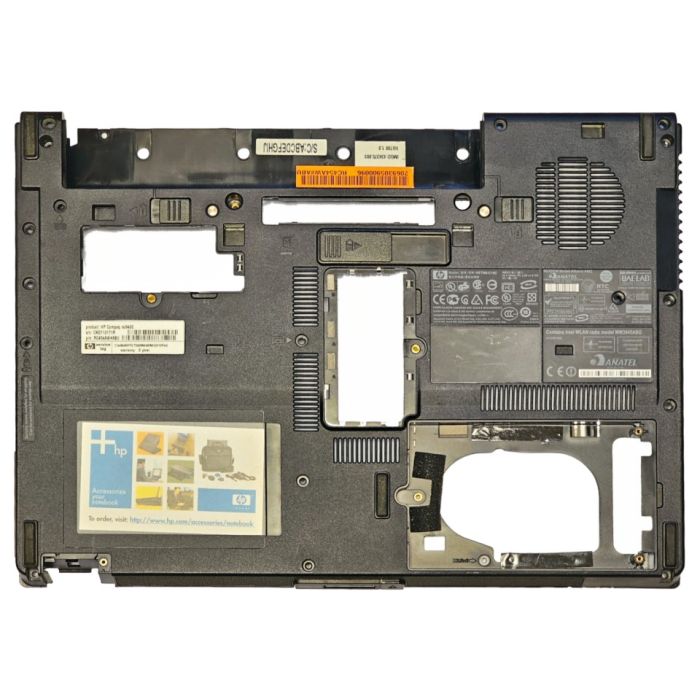 HP Compaq NC6400 Bottom Lower Case Panel 418881-001 AP006000400 front view