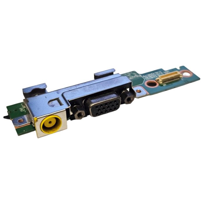 Lenovo ThinkPad T410s DC Power Socket and VGA Board 42W8292 42W8187 42W8179 front view
