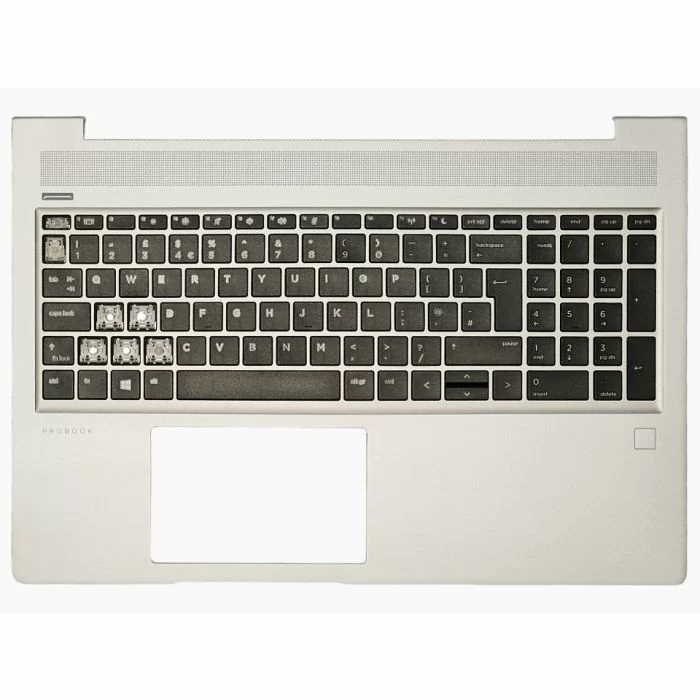 HP ProBook 450 G7 Palmrest with UK Keyboard Faulty Missing Keys