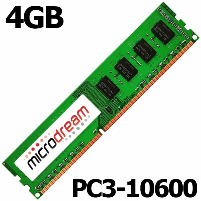 4GB RAM DDR3 PC3-10600 1333MHz DIMM 240Pin CL9 NON-ECC Desktop PC Memory