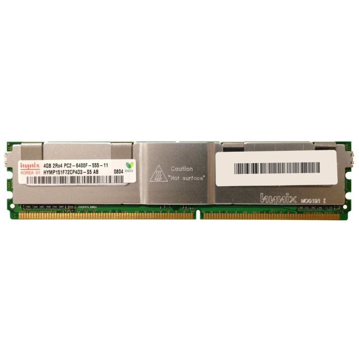 4GB HYMP151F72CP4D3-S5 DDR2 PC2-6400F 2Rx4 800MHz ECC Fully Buffered Server Memory Ram