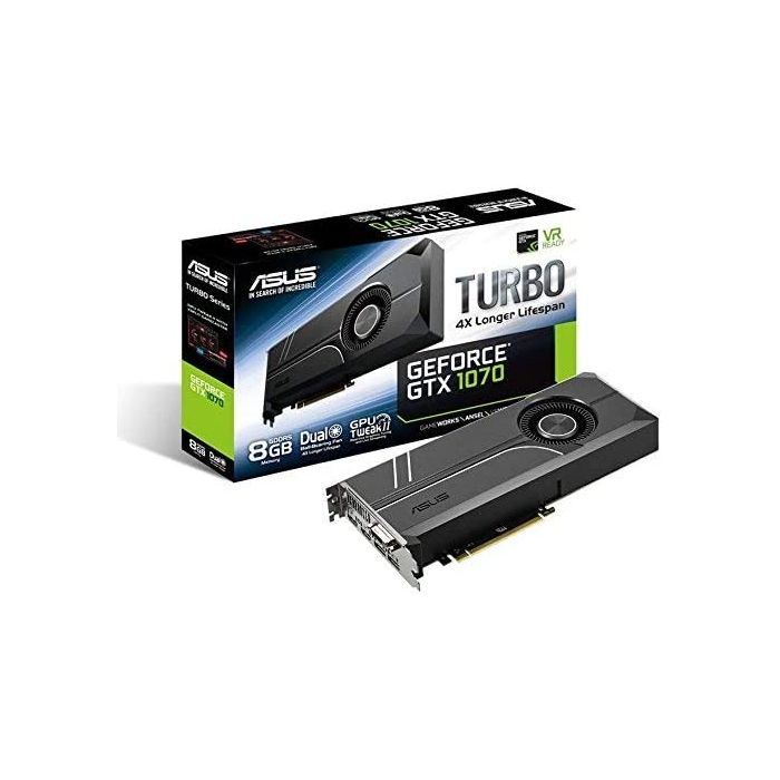 ASUS NVIDIA GeForce GTX 1070 Turbo 8 GB GDDR5 VR Ready Graphics Card