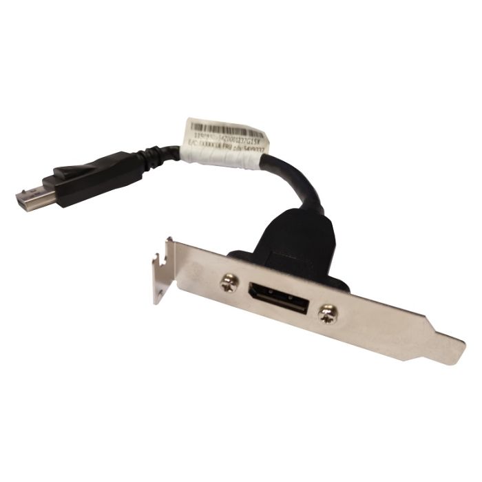 Lenovo ThinkCentre M91 M92 DP DisplayPort Cable Low Profile PCI Bracket 54Y9337