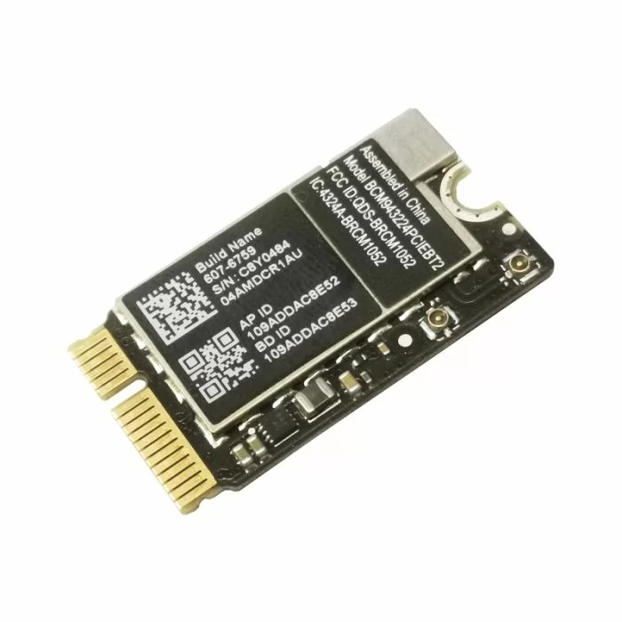 Apple MacBook Air A1369 Wireless Airport Bluetooth Card Broadcom 607-6759