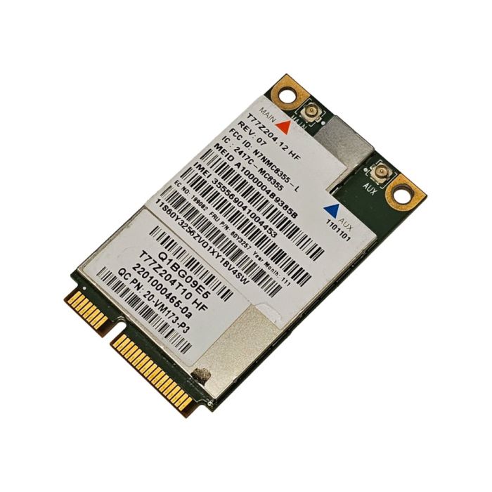 Sierra Wireless AirPrime MC8355 WWAN Card 60Y3257 front view
