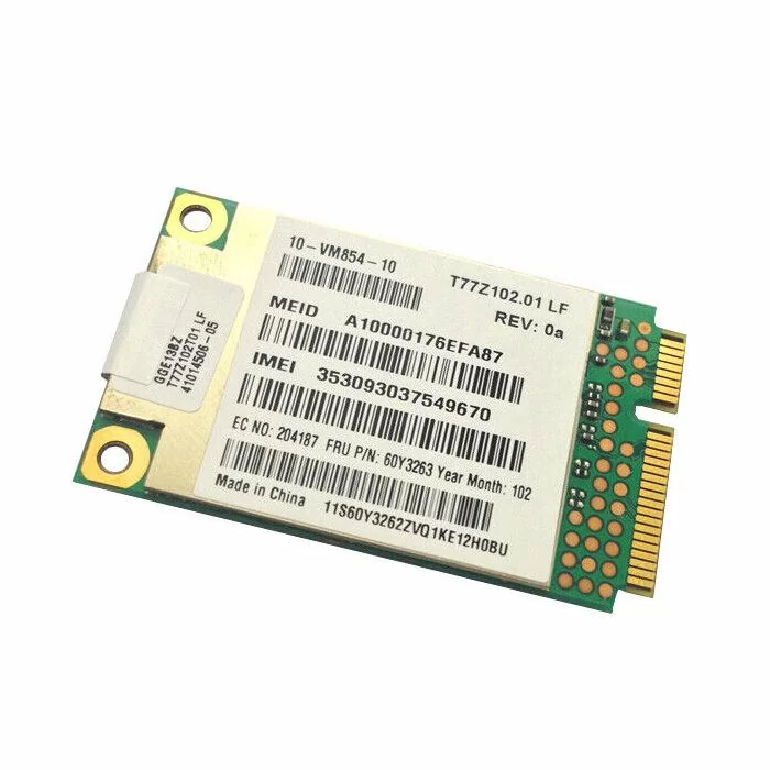 Lenovo ThinkPad Gobi2000 WWAN Card T77Z102.01 LF 60Y3263