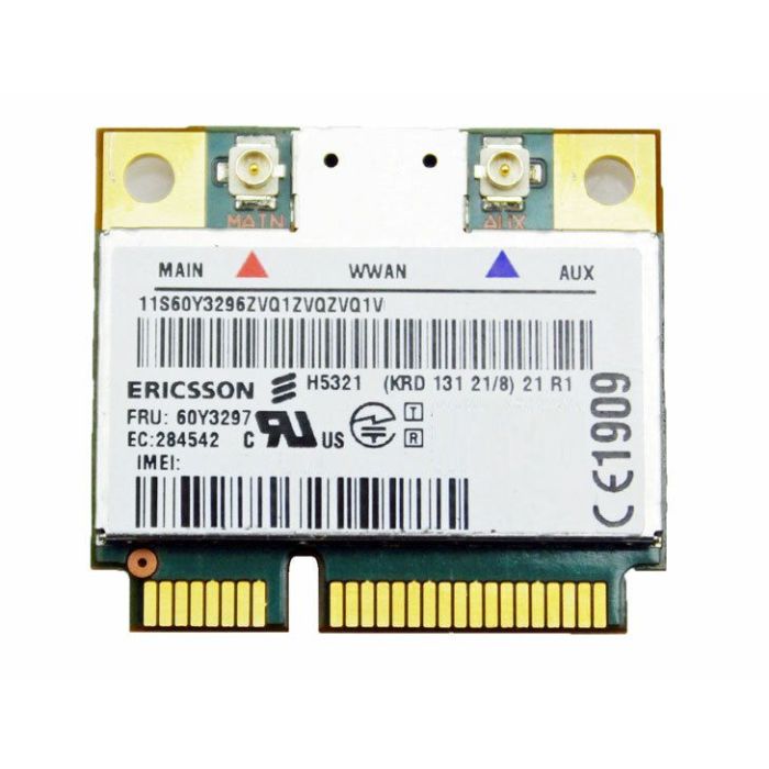 Lenovo ThinkPad X230 Ericsson WWAN H5321 WiFi Card 60Y3297 04W3786