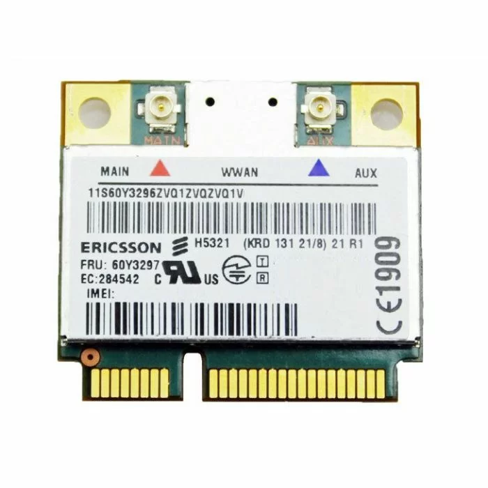 Lenovo ThinkPad X230 Ericsson WWAN H5321 WiFi Card 60Y3297 04W3786