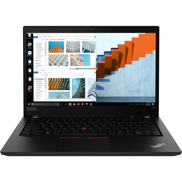 Lenovo ThinkPad T490 Windows 11 Laptop - 14" FHD Display Core i7-8565U 16GB 512GB SSD HDMI USB-C WiFi WebCam