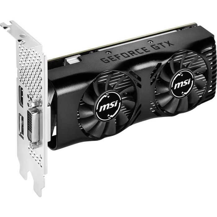 MSI GeForce GTX 1630 4GB GDDR6 HDMI DVI DP Low Profile Graphics Card