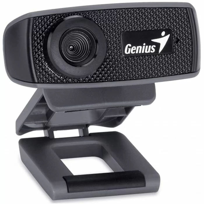 Genius FaceCam 1000X 720P HD Webcam with Microphone (USB, Built‐in sensitive microphone)