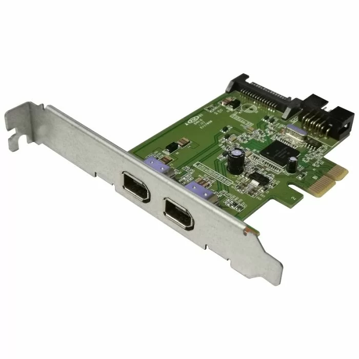 HP Dual Port Firewire IEEE 1394a High Profile PCI Express x1 Card ...