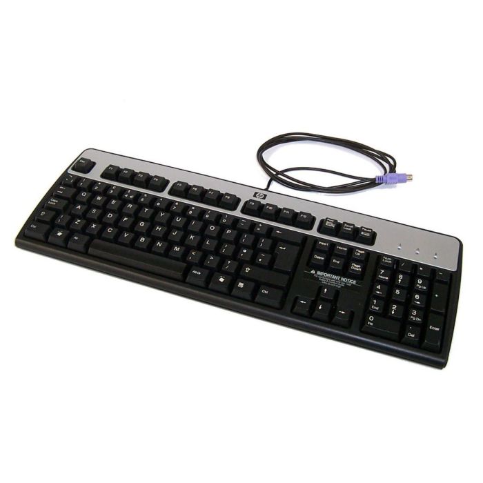 HP PS/2 Wired Keyboard QWERTY UK Layout 434820-037